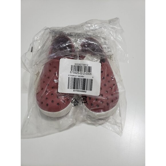 Old Navy Perforated Vinyl Slip-on Sneakers for Toddler in Red Myrh - Size 5‎ - Picture 2 of 5